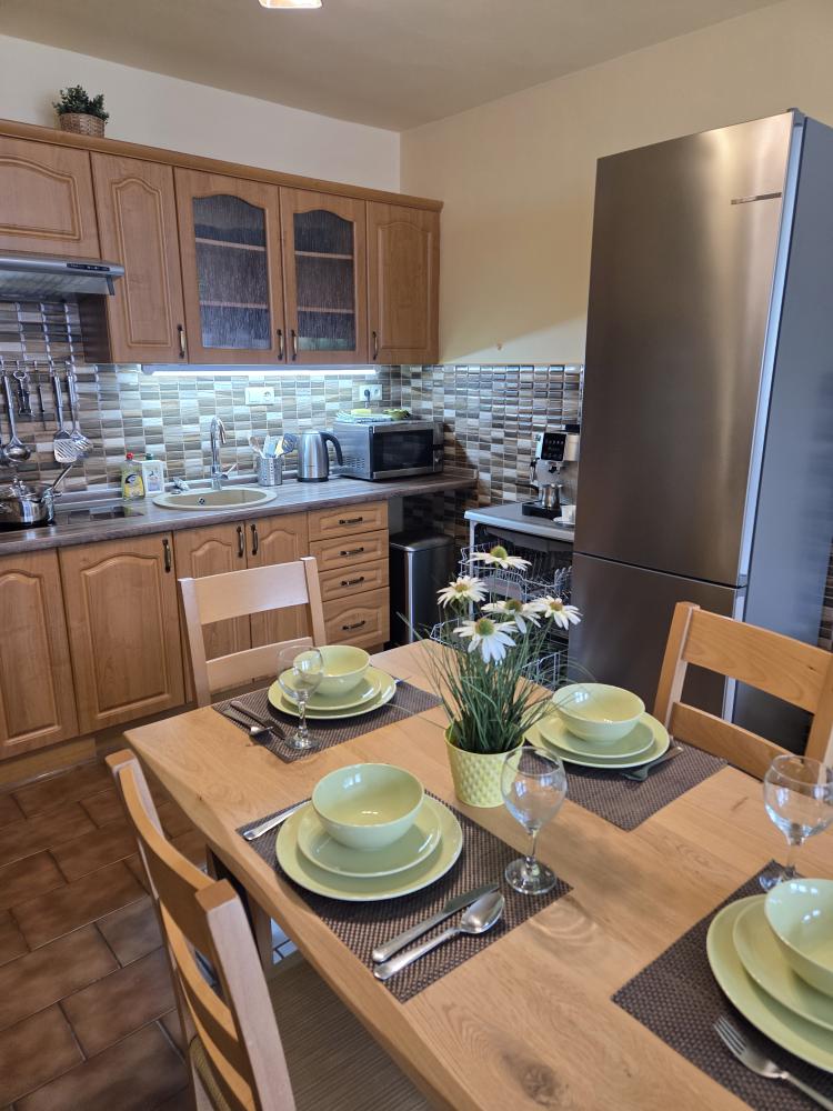 Pohled do apartmánu 1 