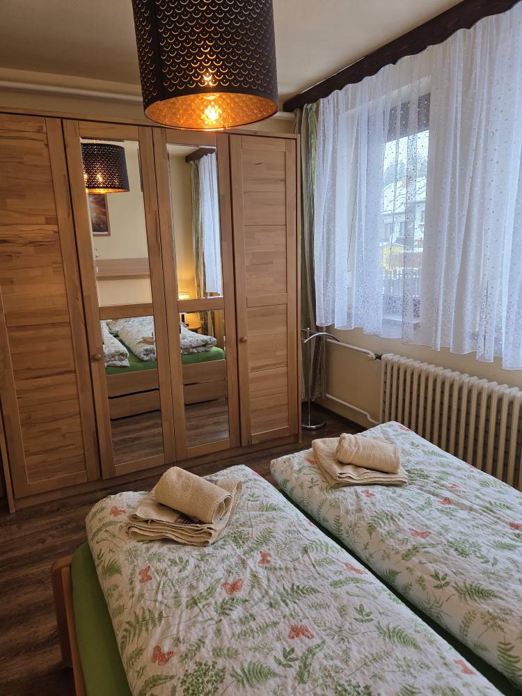 Pohled do apartmánu 1 - Ložnice - 1